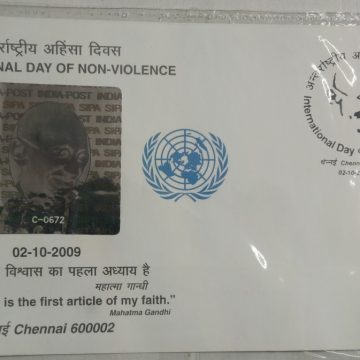 International Day of Non-Violence (2) (Special Cover)