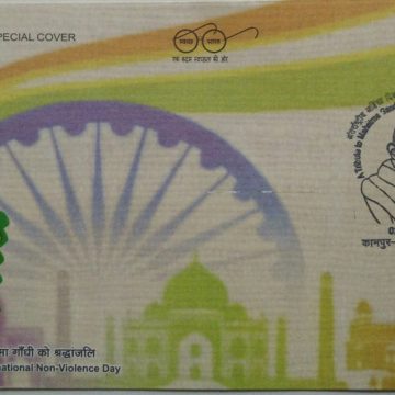 A Tribute To Mahatma Gandhi on International Non-Violence Day (Special Cover)