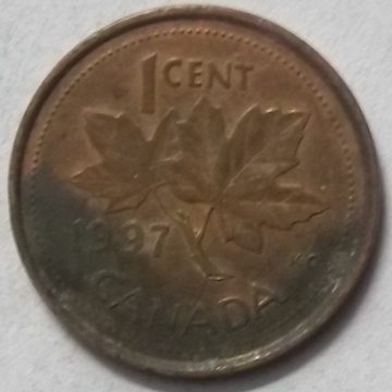 1 Cent Canada 1997 Elizabeth II D.G Regina (used)