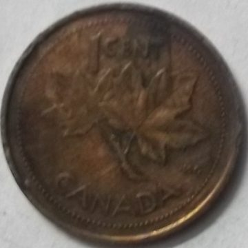 1 Cent Canada 2002 Elizabeth II D.G Regina (used)