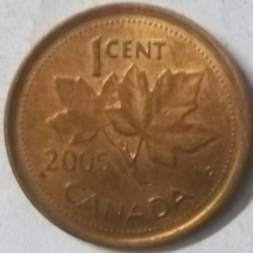 1 Cent Canada 2005 Elizabeth II D.G Regina (used)