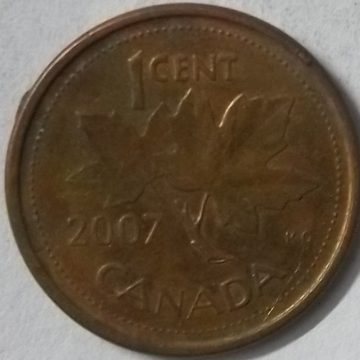 1 Cent Canada 2007 Elizabeth II D.G Regina (used)