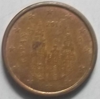 1 Cent EURO 2011_ESPANA (used) - Image 2
