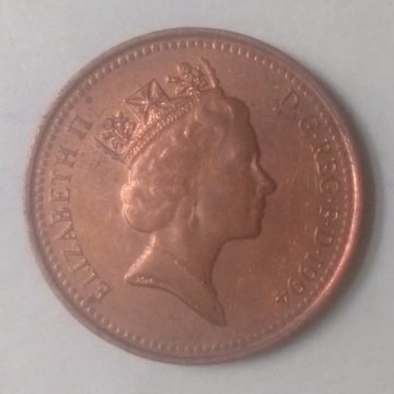 1 New penny 1994_Great Britain, Elizabeth II (used)