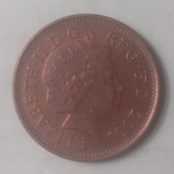 1 New penny 2001_Great Britain, Elizabeth II (used)