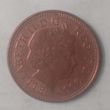 1 New penny 2004_Great Britain, Elizabeth II (used)