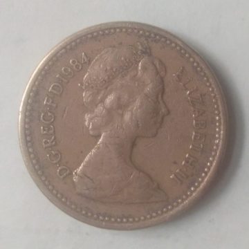 1 pound 1984_Great Britain, Elizabeth II (used)