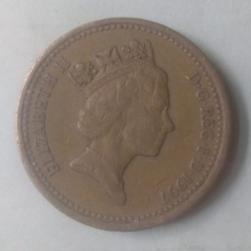1 pound 1997_Great Britain, Elizabeth II (used)