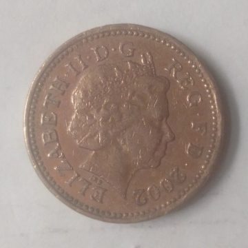 1 pound 2002_Great Britain, Elizabeth II (used)