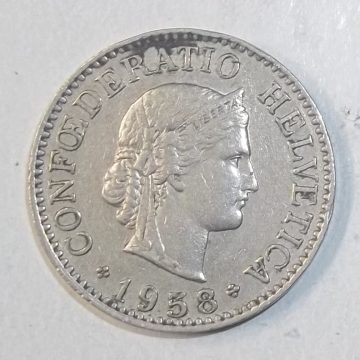 SWITZERLAND 10 Rappen 1958 Confoederatio Helvetica (used)