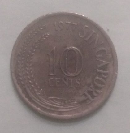 10 Cents 1977 Singapore/ Singapore (used)