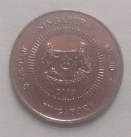 10 Cents 2005 Majulah Singapora/ Singapore (used)