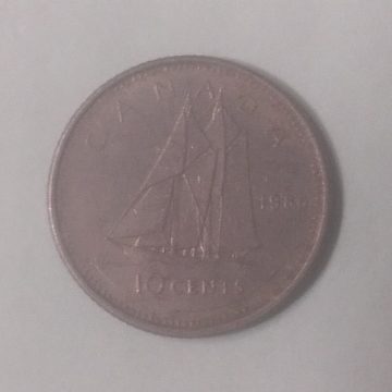 10 Cents Canada 1986 Elizabeth II D.G Regina