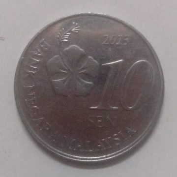 10 Sen _2013 Bank Negara Malaysia (Unc)