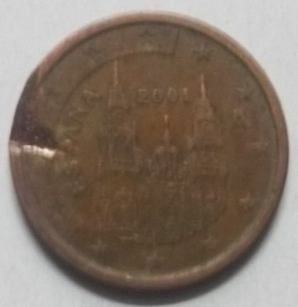 2 Cent EURO 2001_ESPANA (used) - Image 2