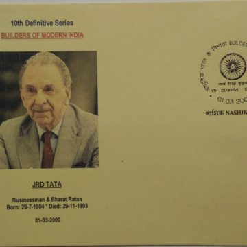 10th Series JRD TATA-01-03-2009 (Definitive FDC)