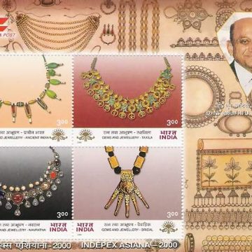 Gems & Jewellery - 2000 (Indian Miniature Sheets)