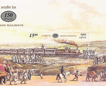 INDIAN RAILWAYS 150 YEARS - 2002 (Indian Miniature Sheets)