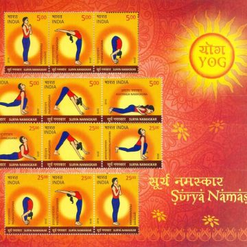 Surya Namaskar - 2016 (Indian Miniature Sheets)