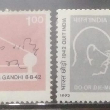 50th Anniv.of Quit India Movement (Set of 2)