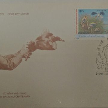First Day Cover 12 Nov.96 Birth Centenary of Dr. Salim Moizuddin Abdul Ali (Ornithologist , Ecologist , Conservationist & Writer).(FDC-1996)