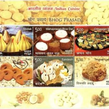 Indian Cusine Temple Prasad - 2017 (Indian Miniature Sheets)