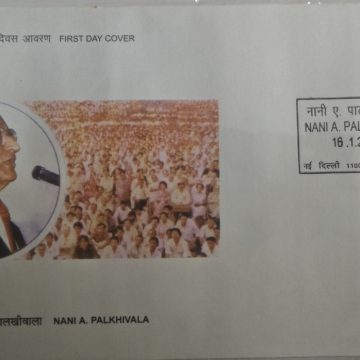 First Day Cover 16 Jan. '04 Nani Ardeshir Palkhivala (Constitutional Lawyer & Reformer).(FDC-2004)