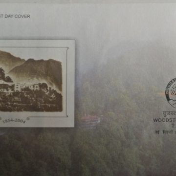 First Day Cover 02 Jun. '04 150th Anniv.of Woodstock School (Mussorie).(FDC-2004)