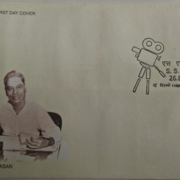 First Day Cover 26 Aug. '04 Birth Centenary of Thiruthuraipoondi Subramanian Srinivasan (Flim Maker & Media Baron).(FDC-2004)