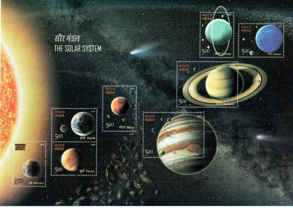 Solar System - 2018 (Indian Miniature Sheets)