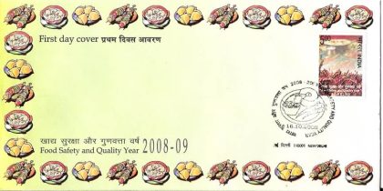 First Day Cover 16 Oct. '08 Food Safety and Quality Year 2008-09.(FDC-2008)