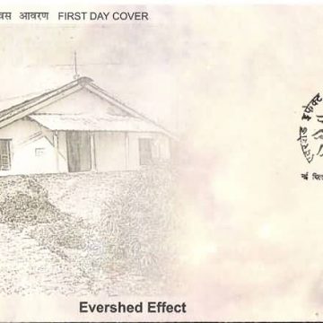 First Day Cover 02 Dec. '08 Birth Centenary of The Discovery of The Evershed Effect (The Radial Flow of Gas Across The Photo spheric Surface of sunspots).(FDC-2008) (Spots/hinged/slightly damaged/Paper Stuck)