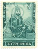 Sher Shah Suri. Personality, Ruler, Headgear, Postal Communication, Horse Posts, 20 P. - MNH Stamp