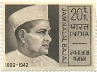 Jamnalal Bajaj. Personality, Industrialist, Philanthropist, Freedom Fighter, 20 P. - MNH Stamp