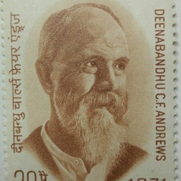 C. F. Andrews. Personality, Social Reformer, Pastor, Educationist, Mahatma Gandhi, 20 P.  (Hinged/Gum washed stamp)