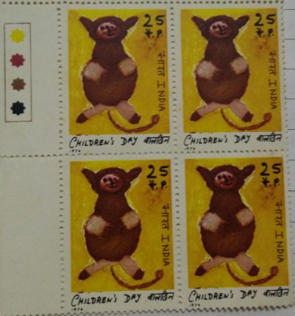 National Children's Day(Block of 4 TL Stamp)