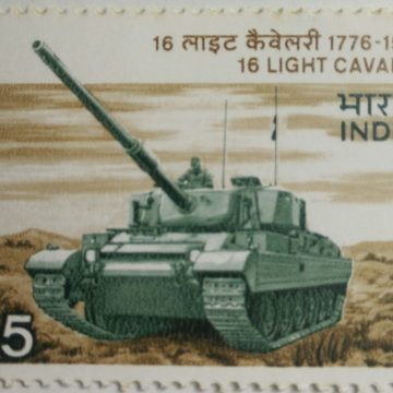 16th Light Cavalry Regiment. Military, Defence, Regiment, Armoured Corps, Vijayant Tank, Bicentenary, 25 P. - MNH Stamp