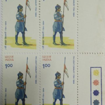 Light Cavalry (Block of 4 TL Stamp)