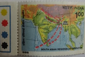 Map Showing Member Countries (Hinged/Gum Wash)