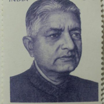 Dr.Yashwant Singh Parmar Personality, Politician, Chief Minister, Himachal Pradesh, Indian National Congress 60 P. Commemorative  (Hinged/Gum washed stamp)