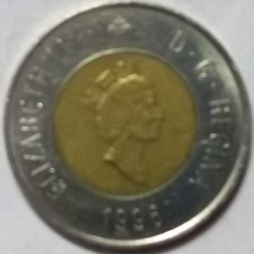 2 Dollars Canada 1996 Elizabeth II D.G Regina (used)