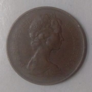 2 pence Garden Bird Queen Elizabeth II 1975 (used)