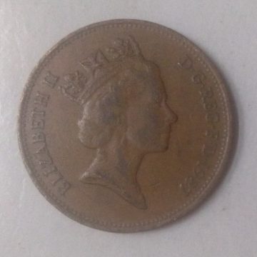 2 pence Garden Bird Elizabeth II 1987 (used)