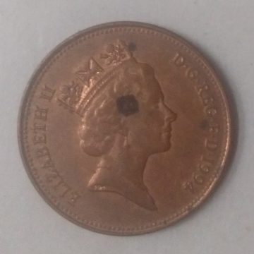 2 pence Garden Bird  Elizabeth II 1994 (used)