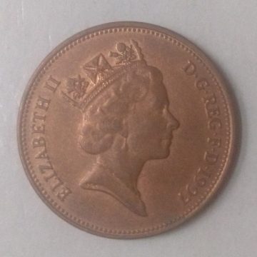 2 pence Garden Bird  Elizabeth II 1997