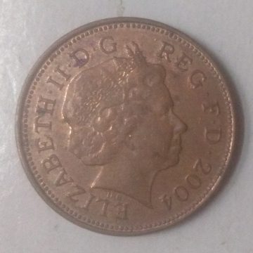 2 pence Garden Bird Elizabeth II 2004 (used)