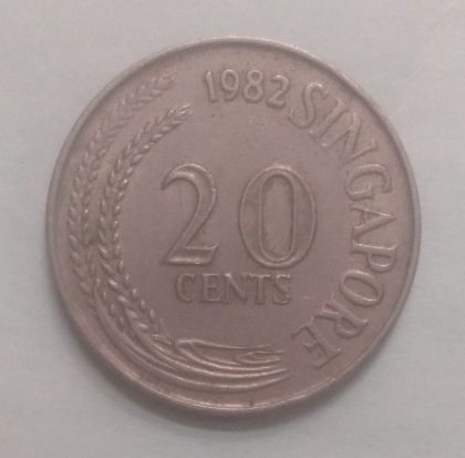 20 Cents 1982 Singapore/ Singapore (used)