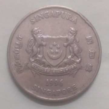 20 Cents 1996 Majulah Singapora/ Singapore (used)