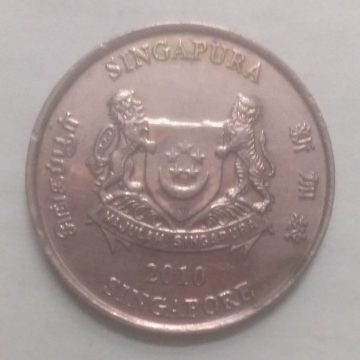 20 Cents 2010 Majulah Singapora/ Singapore (used)