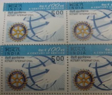 Rotary International(Block of 4 TL Stamp)